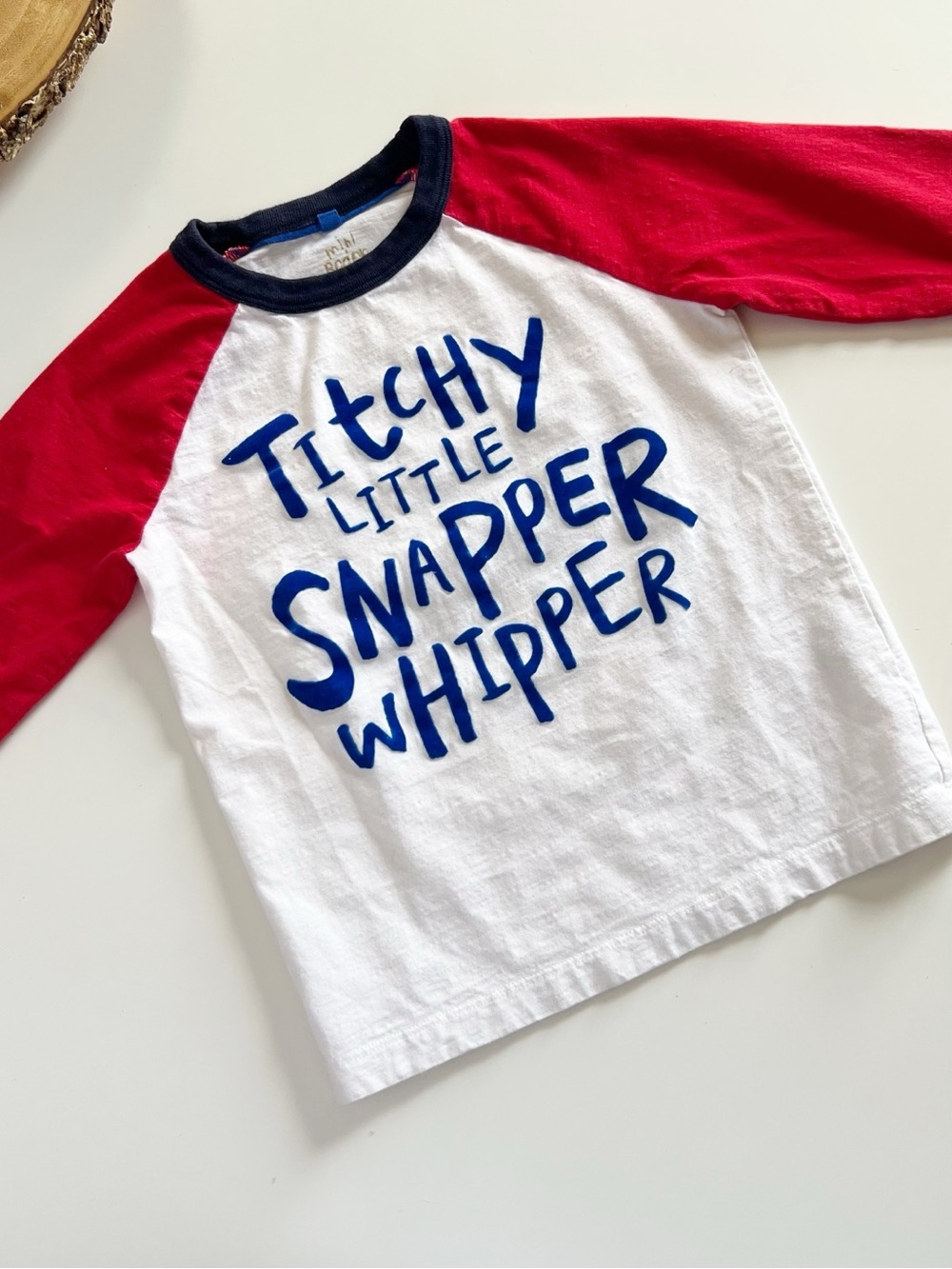 Roald Dahl x Mini Boden "Titchy Little Snapper Whipper" Raglan | 4-5